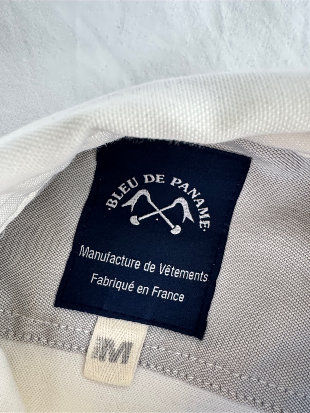 Bleu De Paname Shirt In White, Light Blue & Light Gray — image 2 of 4